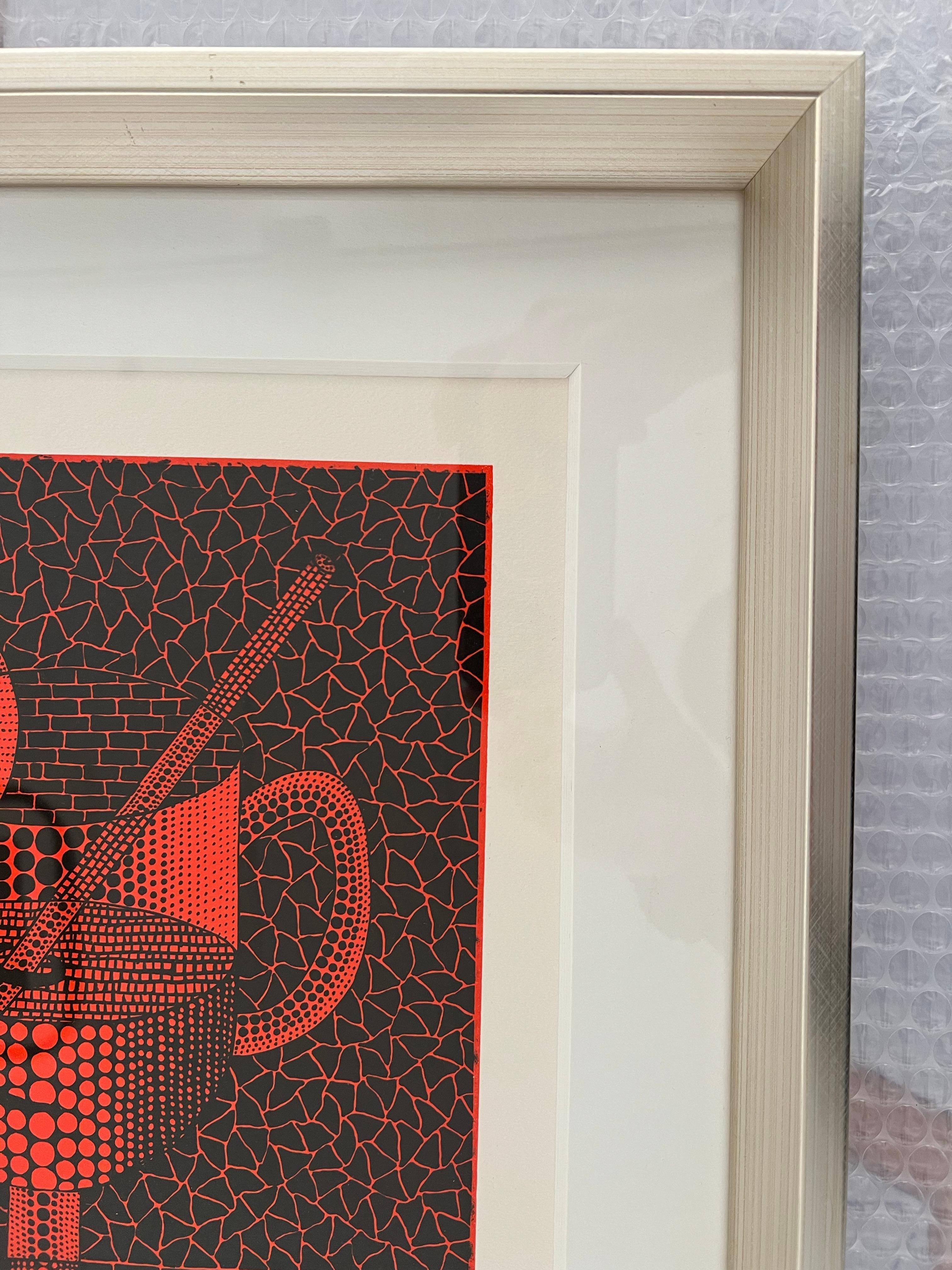 Lemon Squash (1992). Lithograph Limited Edition of 150 by Yayoi Kusama (ABE 158) For Sale 10