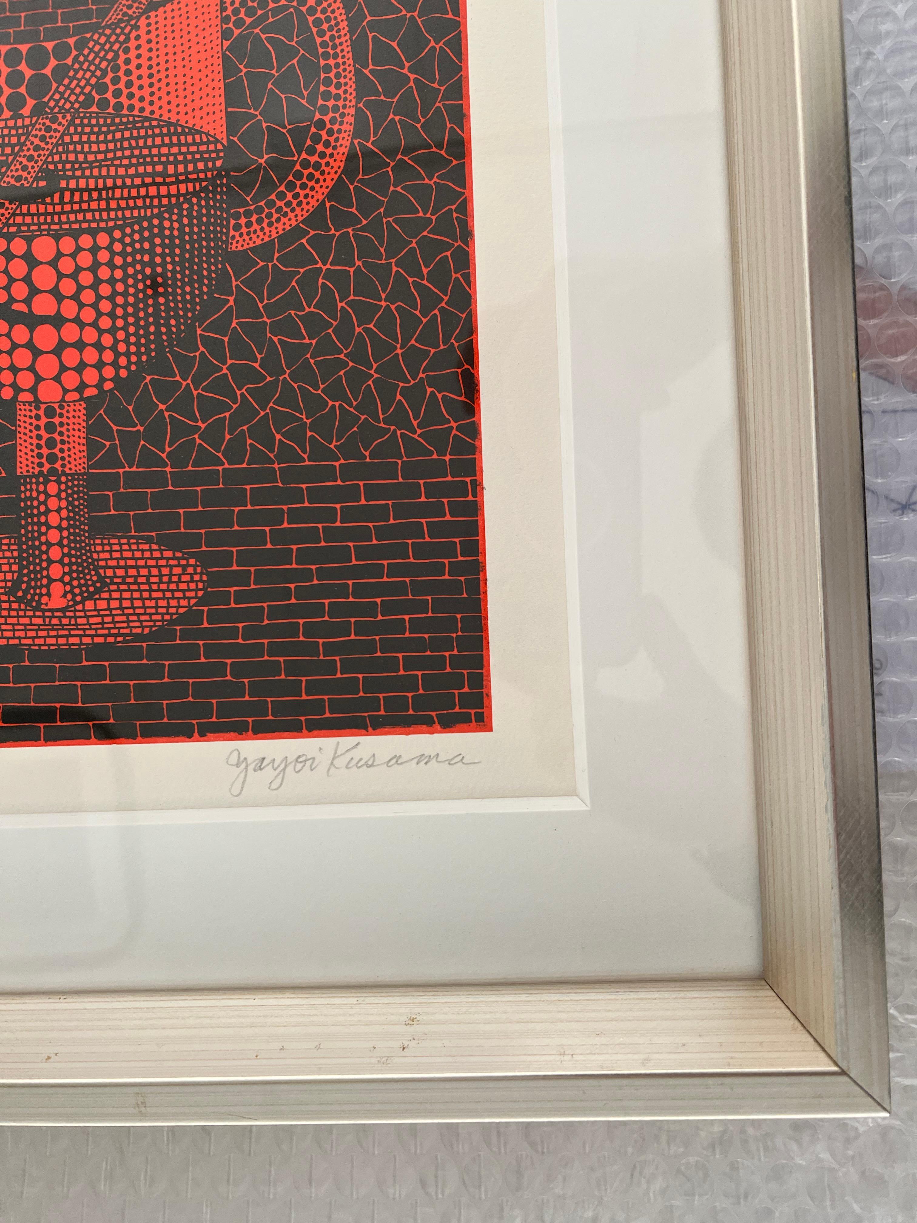 Lemon Squash (1992). Lithograph Limited Edition of 150 by Yayoi Kusama (ABE 158) For Sale 11