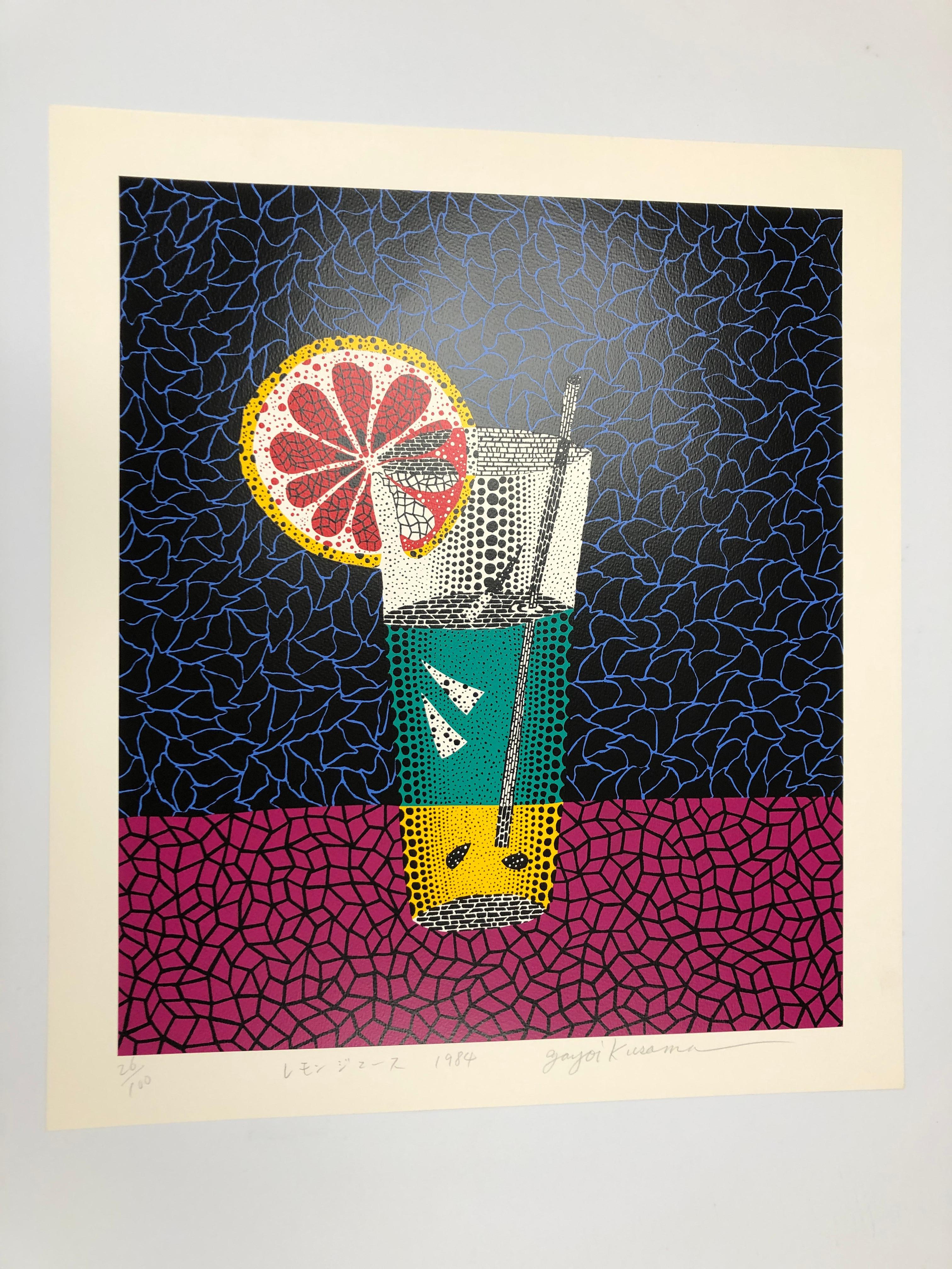 Lemon Squash - Contemporary Print by Yayoi Kusama