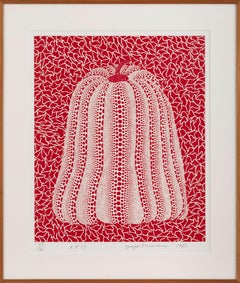 Pumpkin, 1983 Limited Edition of 75 Screenprint by Yayoi Kusama, hand signed