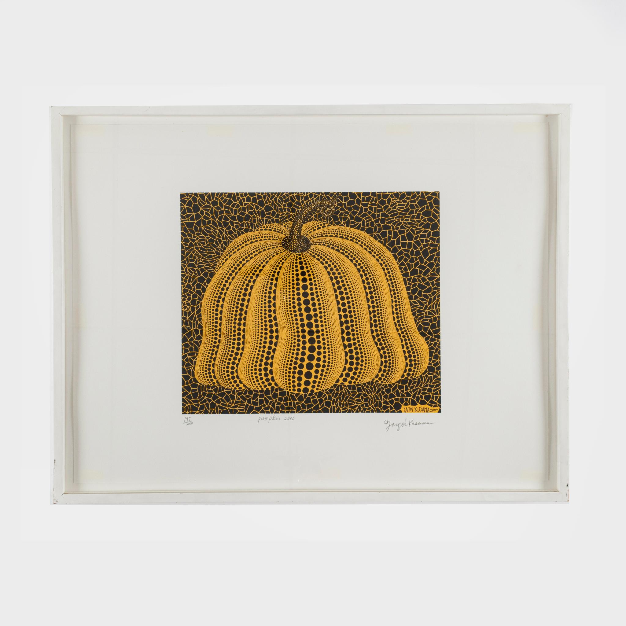 Yayoi Kusama Abstract Print - Pumpkin 2000 (Yellow)