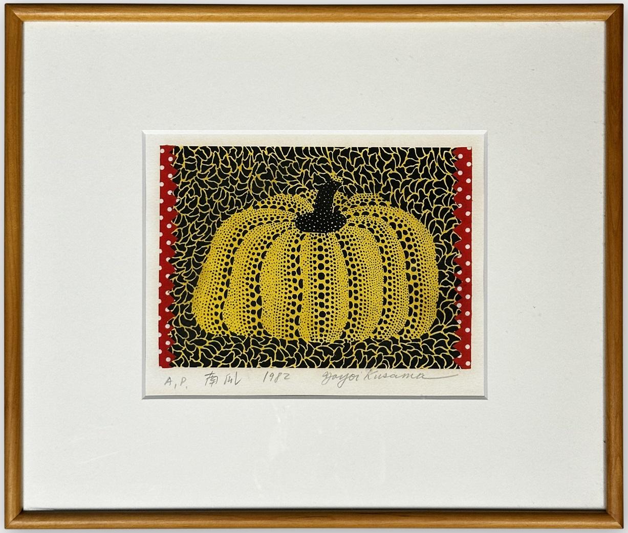 Yayoi Kusama Still-Life Print - Pumpkin