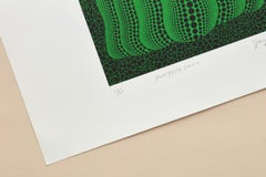 Citrouille (verte) -- Sérigraphie, « Dots » de Yayoi Kusama