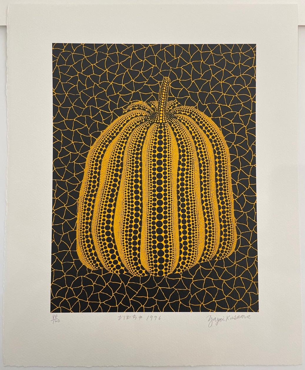 Calabaza (YT) (1996), Serigrafía Ed. 88/120 de Yayoi Kusama (ABE 228) en venta 1
