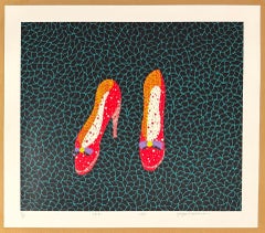 Shoes, 1985 Limited Edition of 100 print by Yayoi Kusama, hand signed