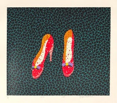 Shoes, 1985 Limited Edition of 100 print by Yayoi Kusama, hand signed