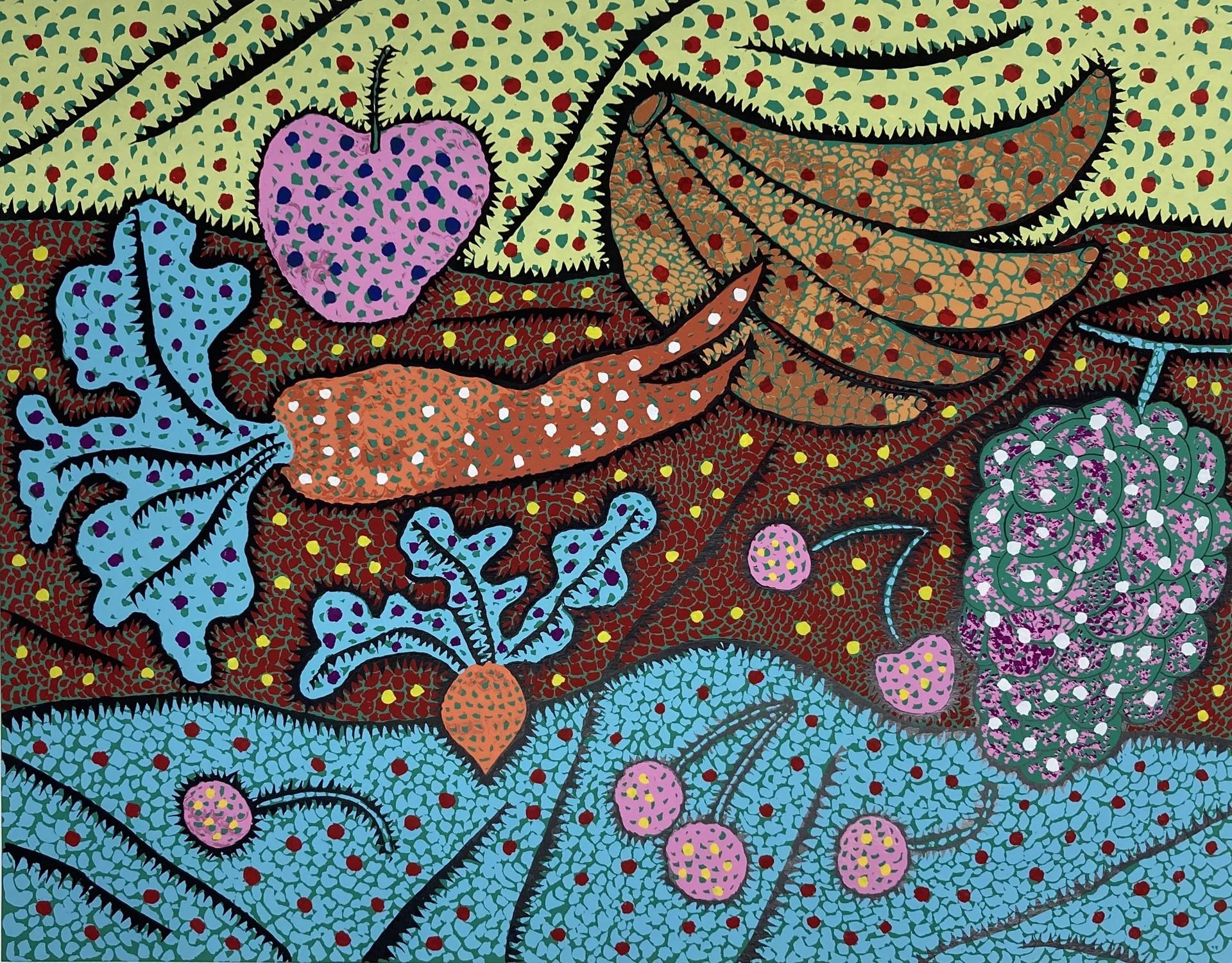Standing in the Visionary Field, 1979, Limited Edition by Yayoi Kusama signed For Sale 2