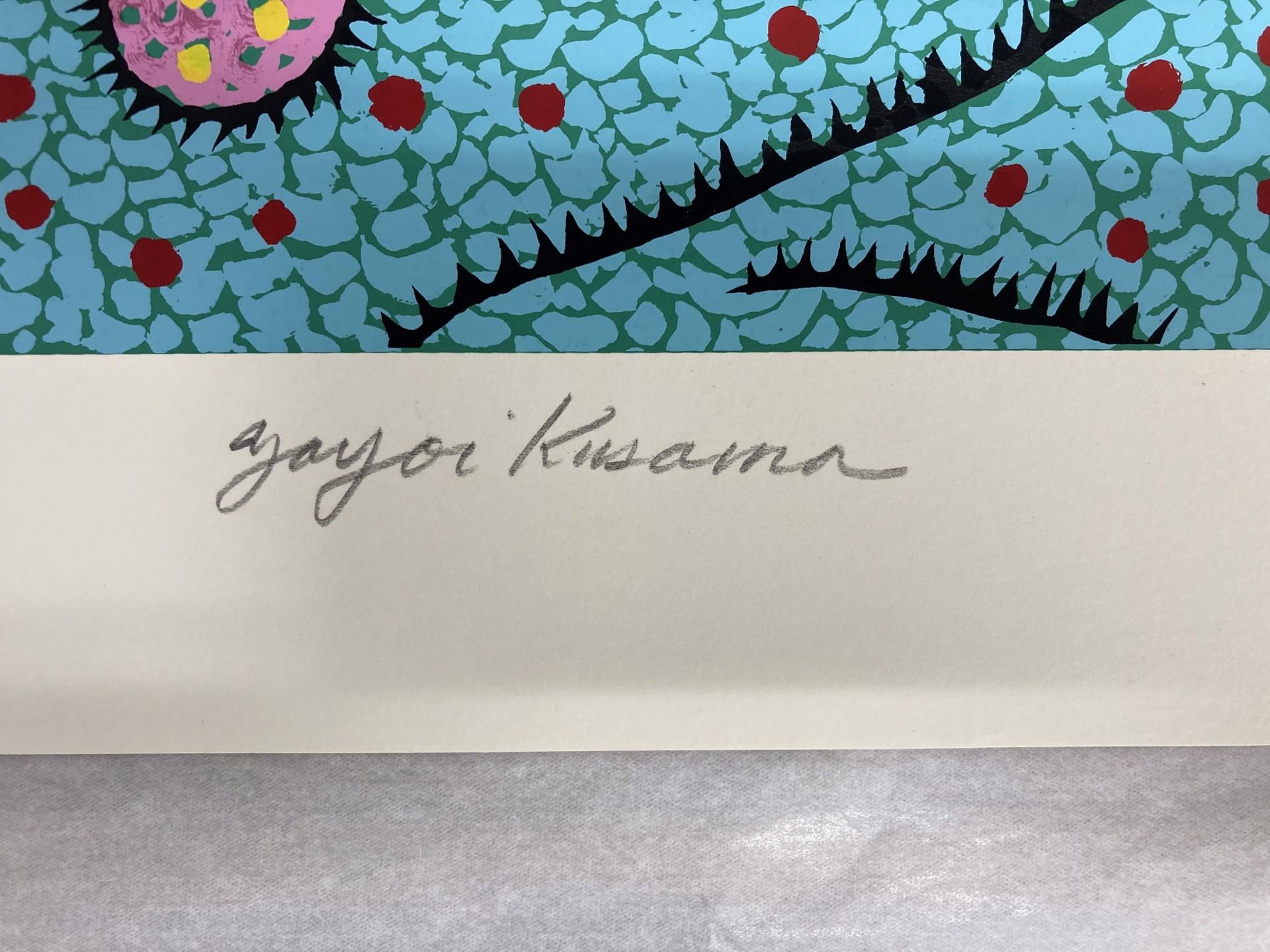 Standing in the Visionary Field, 1979, Limited Edition by Yayoi Kusama signed For Sale 4