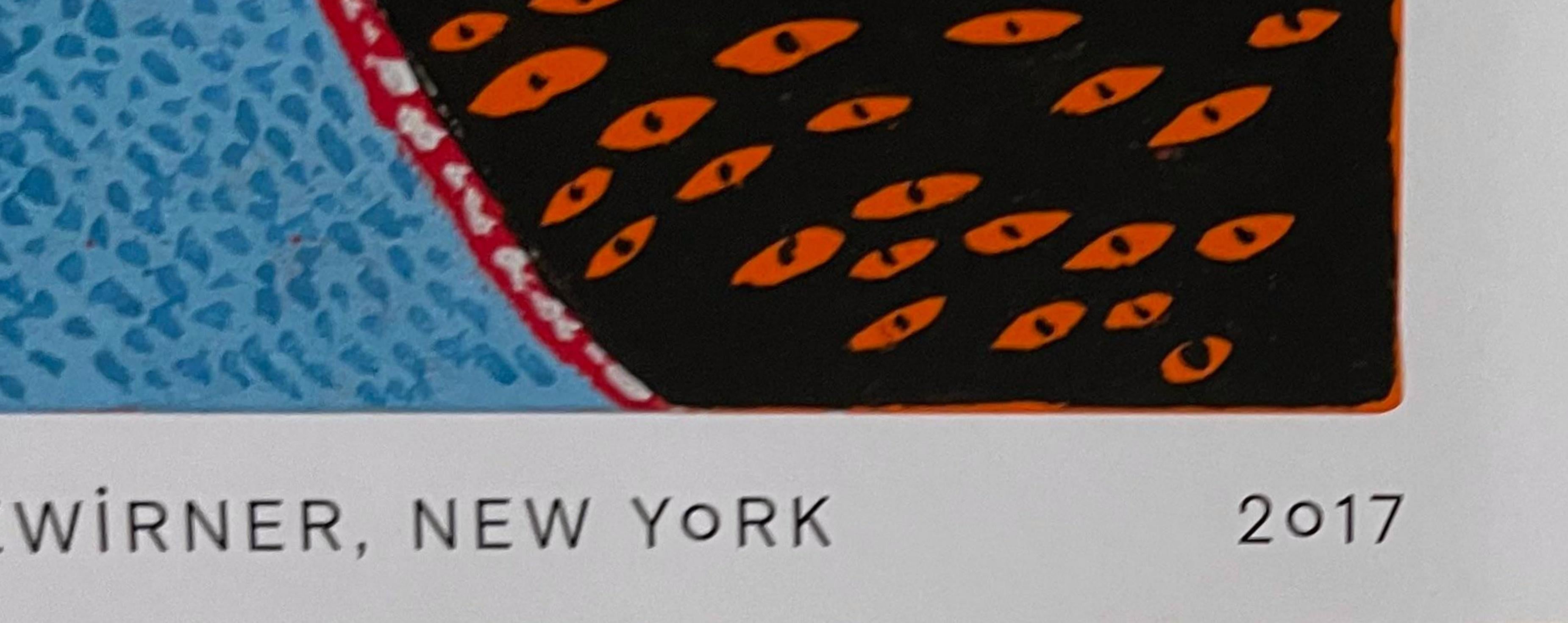 Poster della mostra Untitled Zwirner Gallery per Yayoi Kusama: Festival of Life in vendita 2