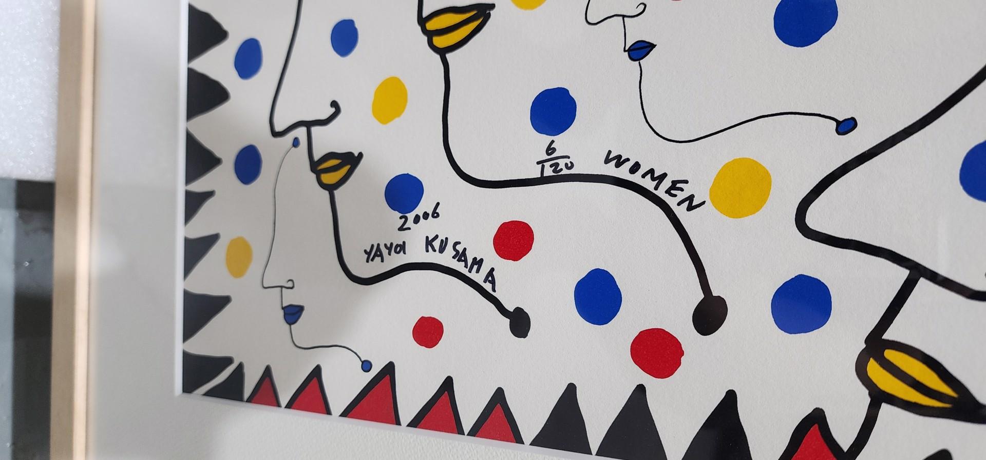 Women, 2006, by Yayoi Kusama, limited edition print, signed, and numbered For Sale 3