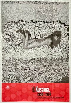 Yayoi Kusama MoMa exhibition poster 1998 (Yayoi Kusama Love Forever)