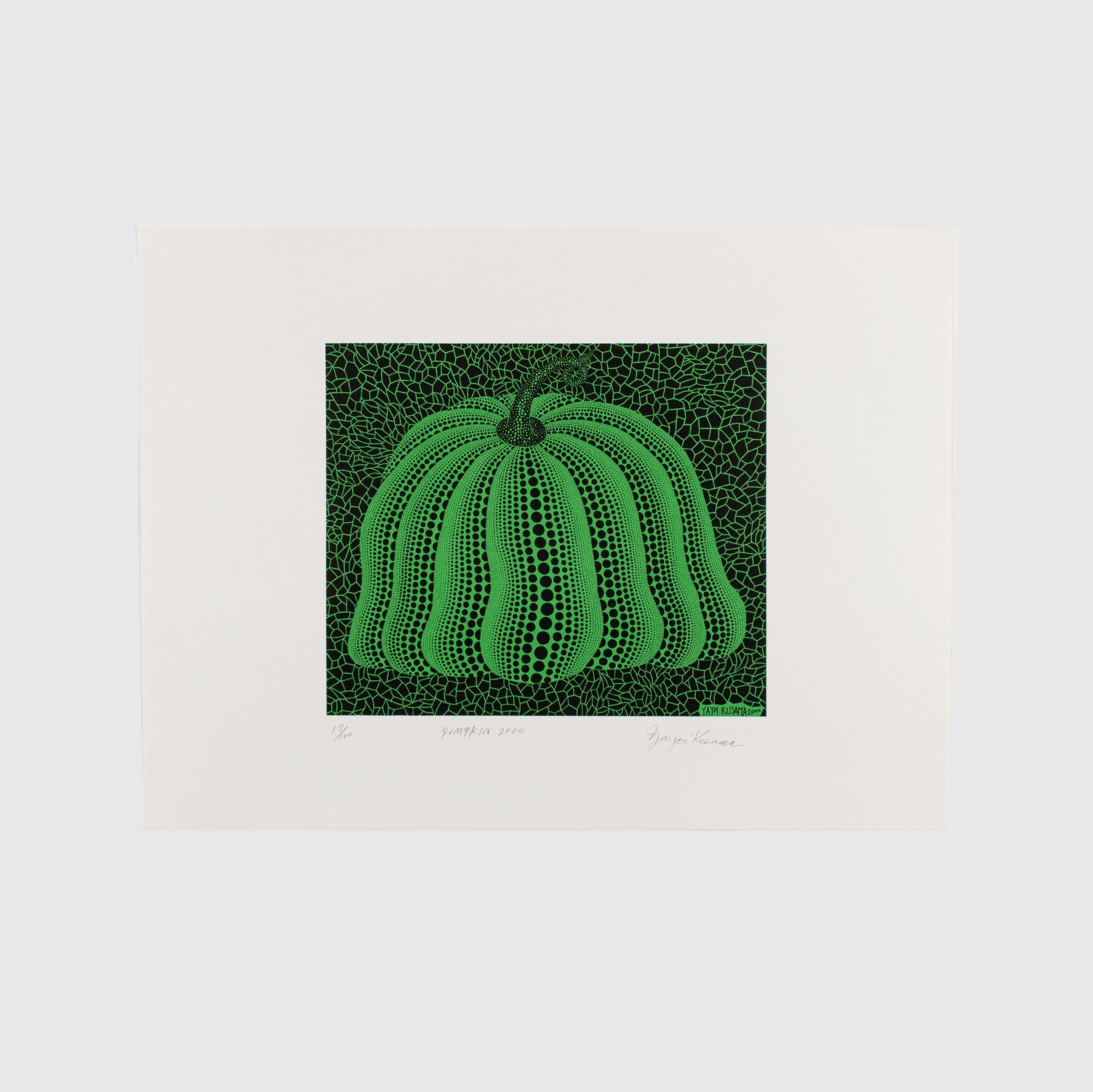 Yayoi Kusama, Pumpkin 2000 (Grün)