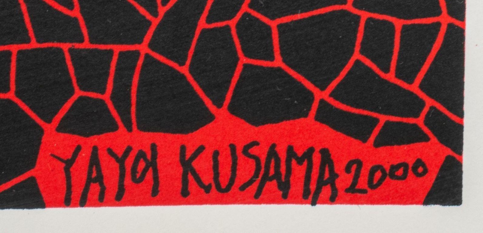 Yayoi Kusama „Pumpkin 2000 (Rot)“ Siebdruck im Zustand „Starke Gebrauchsspuren“ in New York, NY