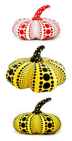 Kusama Plush Pumpkins (Set of 3 works) 