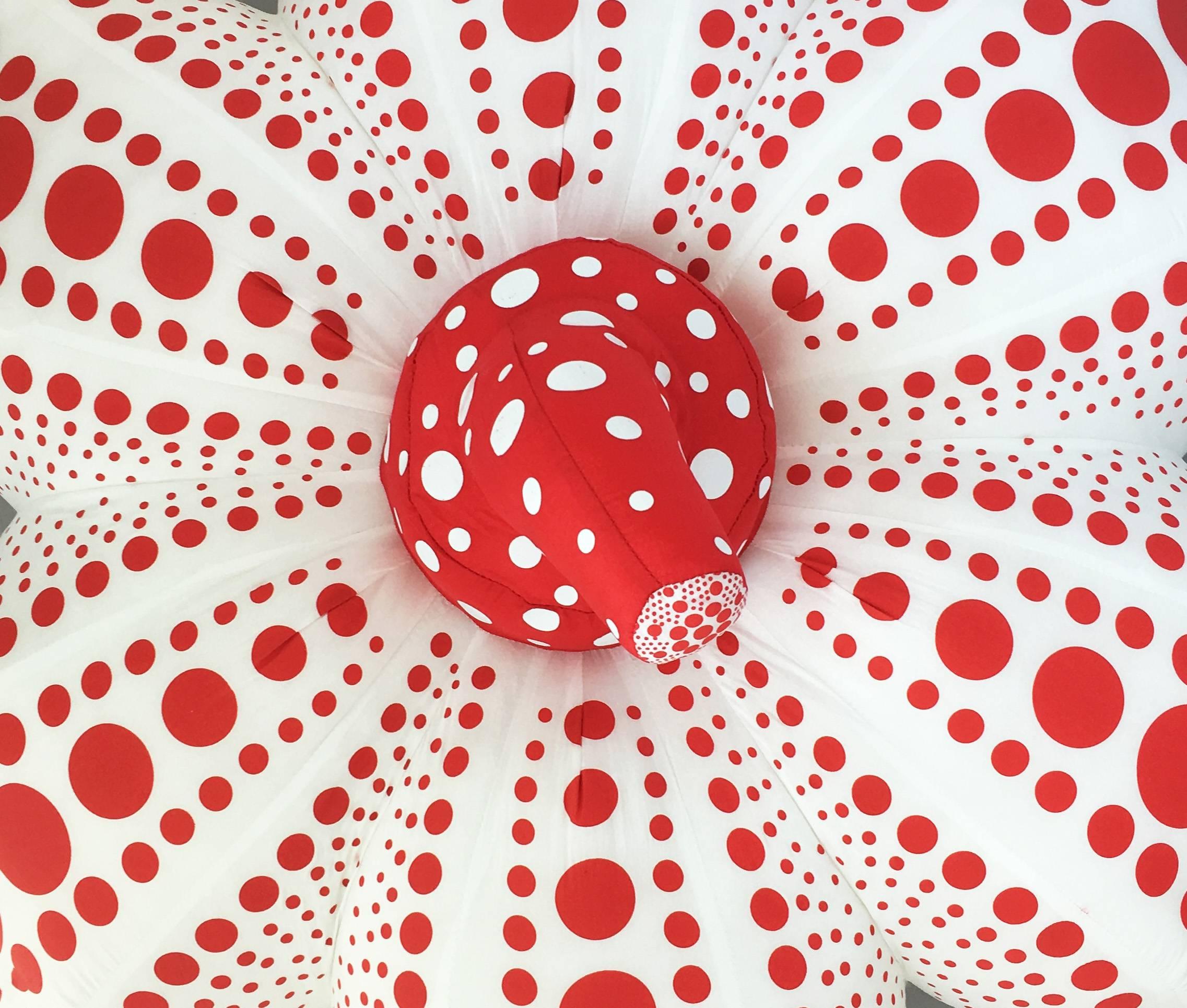 yayoi kusama red and white