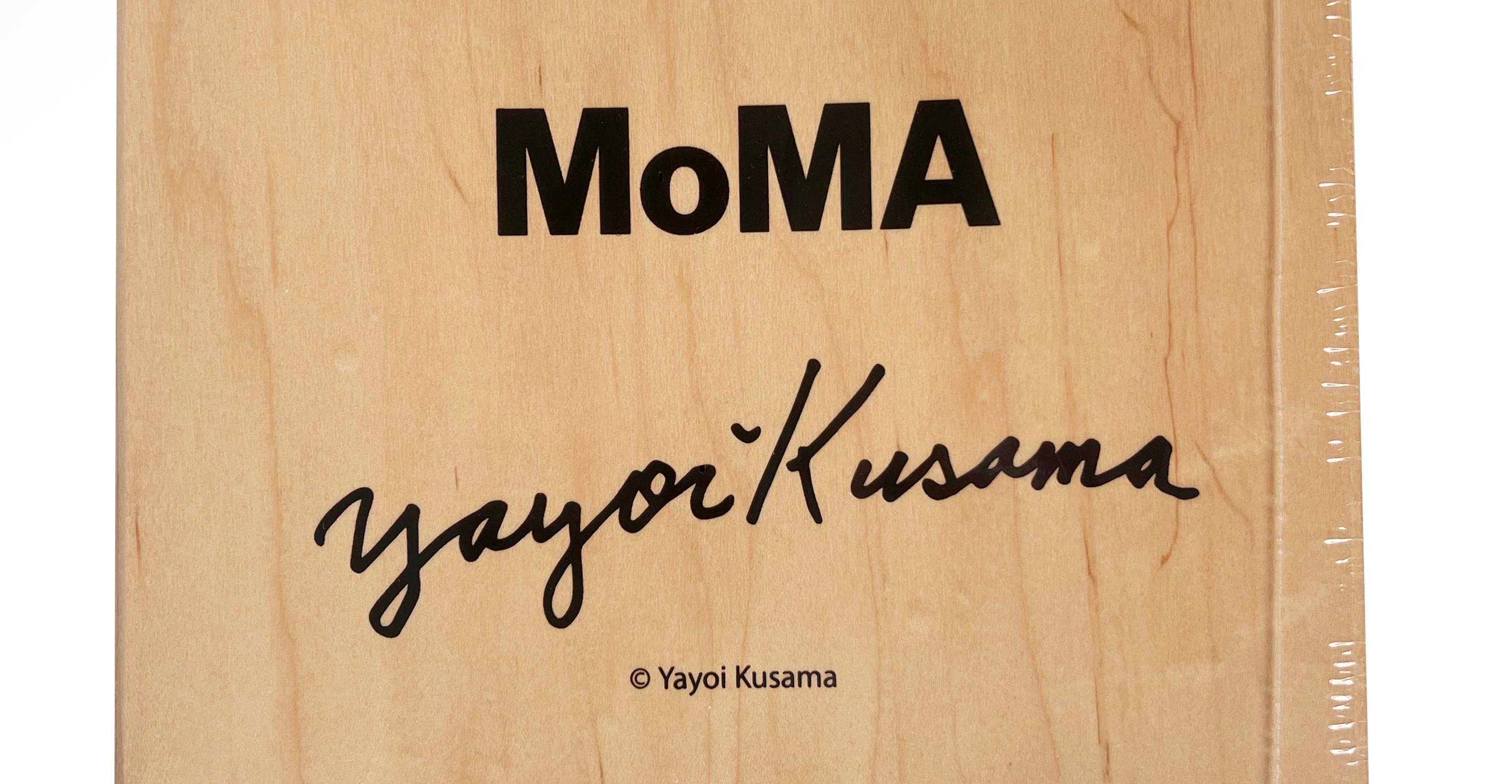 Yayoi Kusama MoMa Skateboard Deck:
This Kusama skateboard deck features Kusama's Dots Obsession imagery and makes for standout Kusama wall art that hangs with ease. Published by MoMa New York. The work is completely sold out/out of print.

Medium: