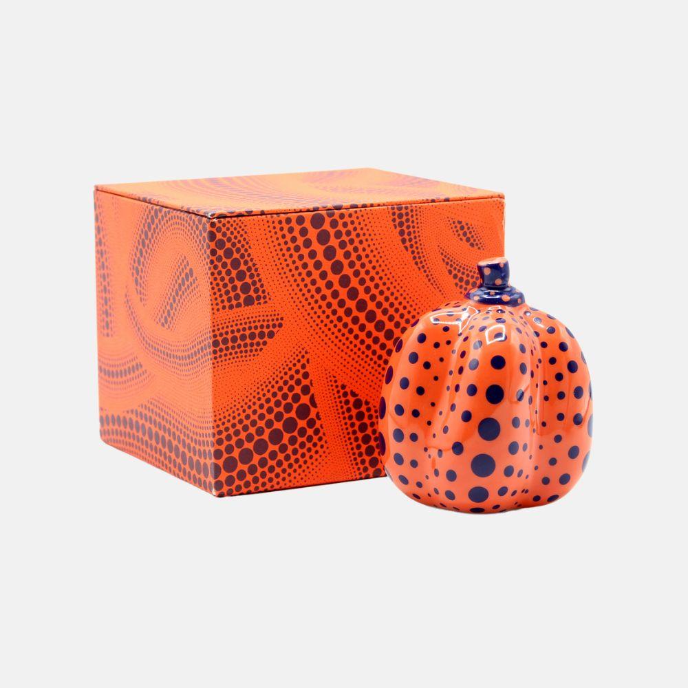Kürbis (Limoges) (Rot und Schwarz), Keramik-Skulptur mit Edition (Zeitgenössisch), Sculpture, von Yayoi Kusama