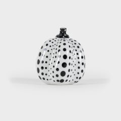Pumpkin (Limoges) (White and Black), 2002, Ceramic Editioned Sculpture