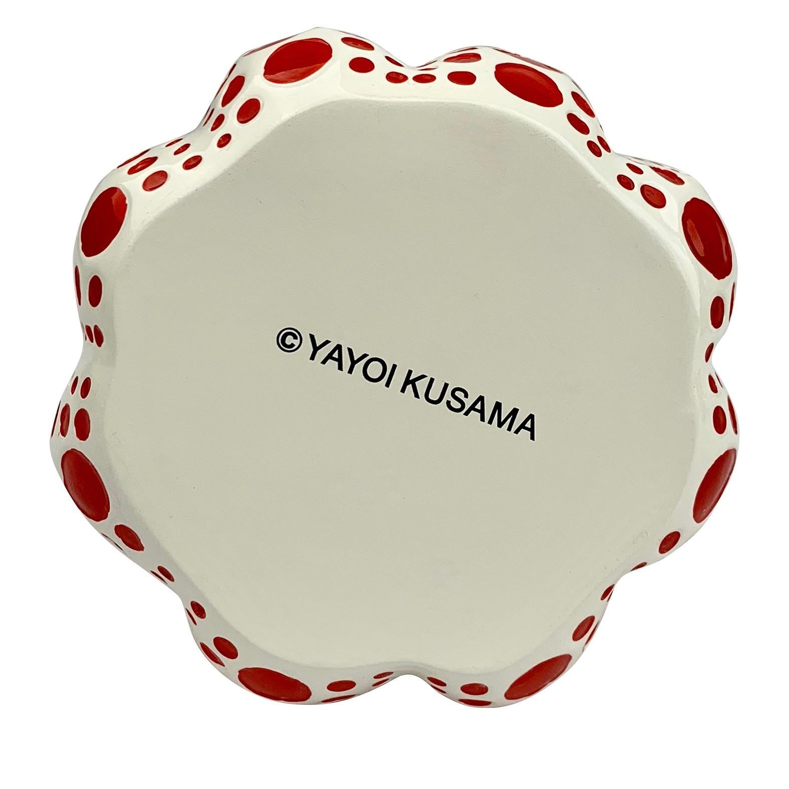 Pumpkin (Red & White), Painted Cast Resin Sculpture, Yayoi Kusama For Sale 2