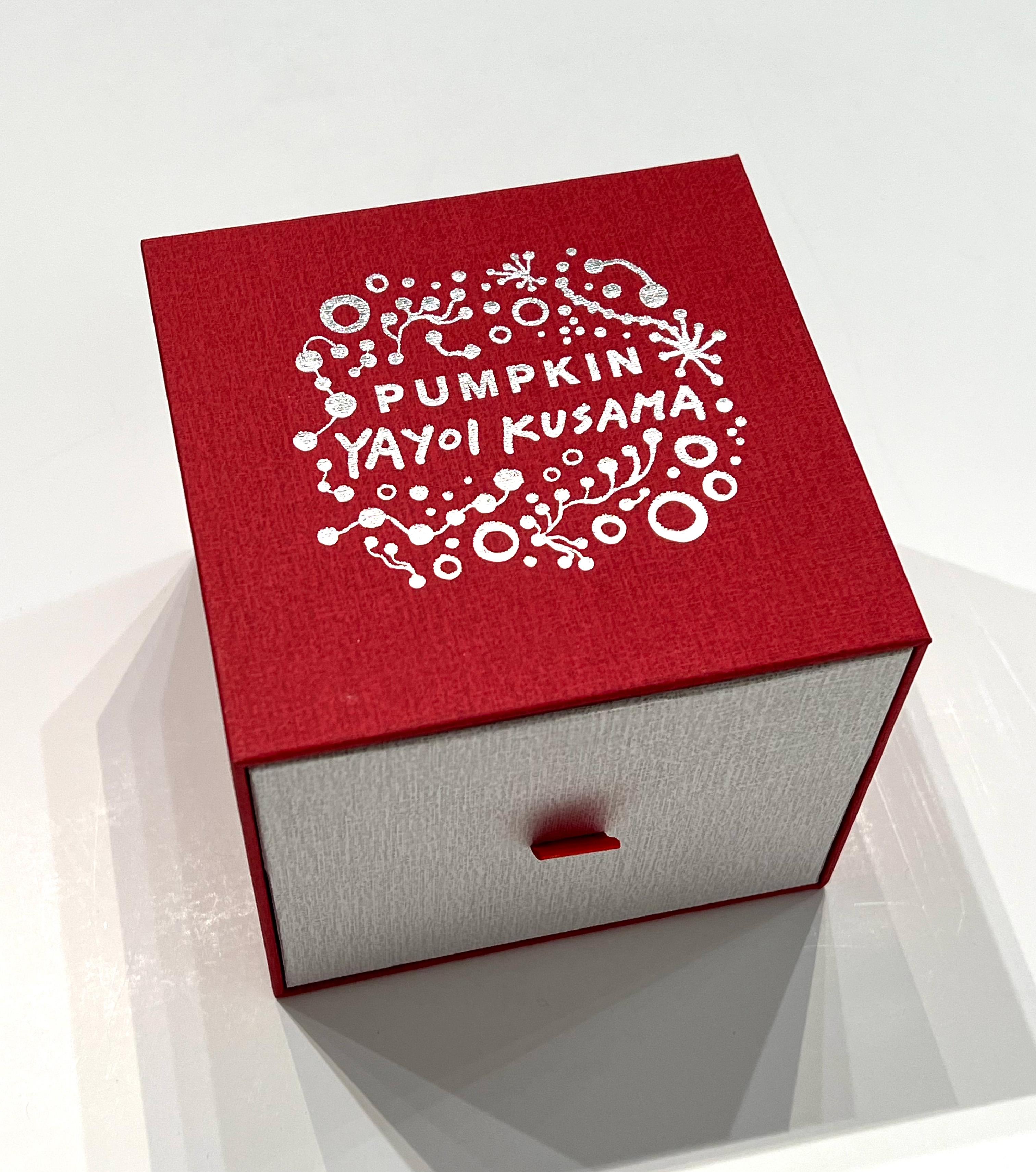 'Pumpkin' White/Red Pumpkin Pop Art Resin Sculpture, 2016 For Sale 3