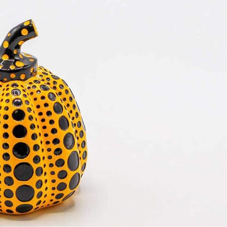 Pumpkin (Yellow and Black) - Sculpture by Yayoi Kusama