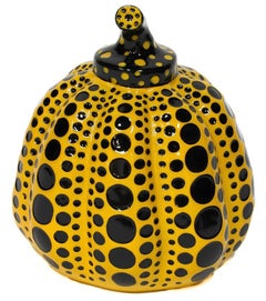 Calabaza, Amarillo/Negro, Yayoi Kusama 草間 彌生