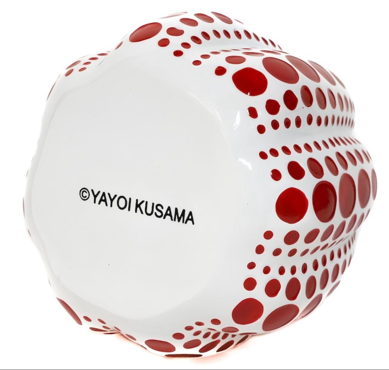 Pumpkins, Yellow/Black, Red/White (Two Sculptures), Yayoi Kusama 草間 彌生 For Sale 6