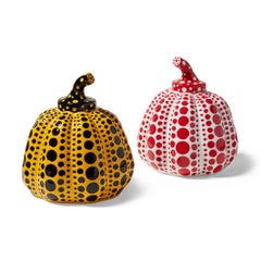 Yayoi Kusama - Red and Yellow Pumpkins (set of two) Red and Yellow Pumpkins (set of two)