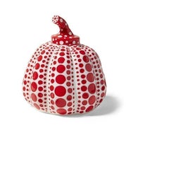 Yayoi Kusama, Pumpkin Cast Resin Figure in Red, 2015