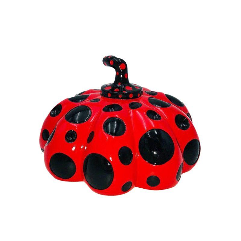 Yayoi Kusama, Pumpkin Cast Resin Figure - Red, 2019

The nine decades of Yayoi Kusama's life have taken her from rural Japan to the New York art scene to contemporary Tokyo, in a career in which she has continuously innovated and re-invented her