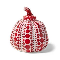 Yayoi Kusama, Pumpkin Cast Resin Figure - Red, Yellow, 2015