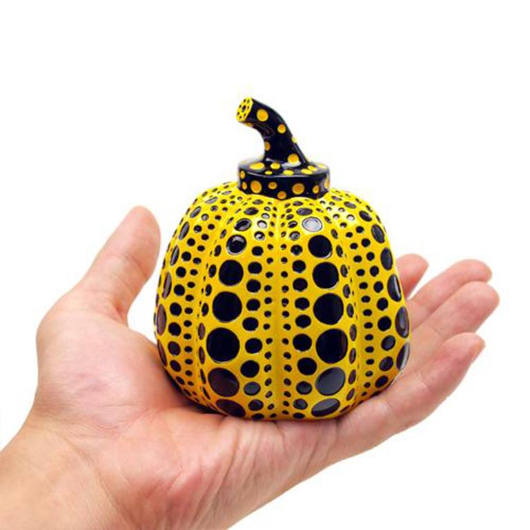 YAYOI KUSAMA - Kürbis (Gelb). Konzeptualismus, Contemporary, Moderne Kunst, Dots 3