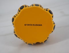 Yellow Pumpkin (Dot Obsession) - Original sculpture with original case