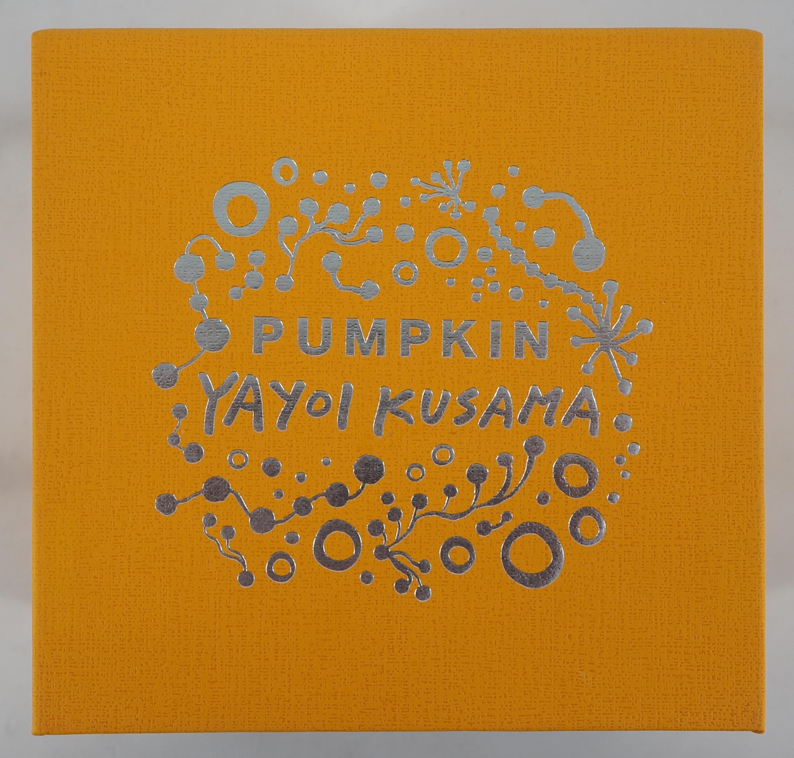 Yellow Pumpkin (Dot Obsession) - Original sculpture with original case - Contemporary Sculpture by Yayoi Kusama