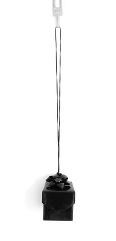 Yazbukey Gift Box Bag Black Patent Vegan Leather