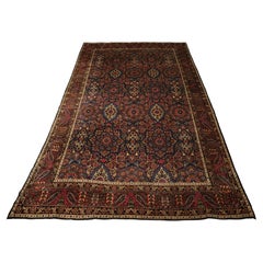 Yazd-Kerman Antique Rug- 10'5" x 16'8"
