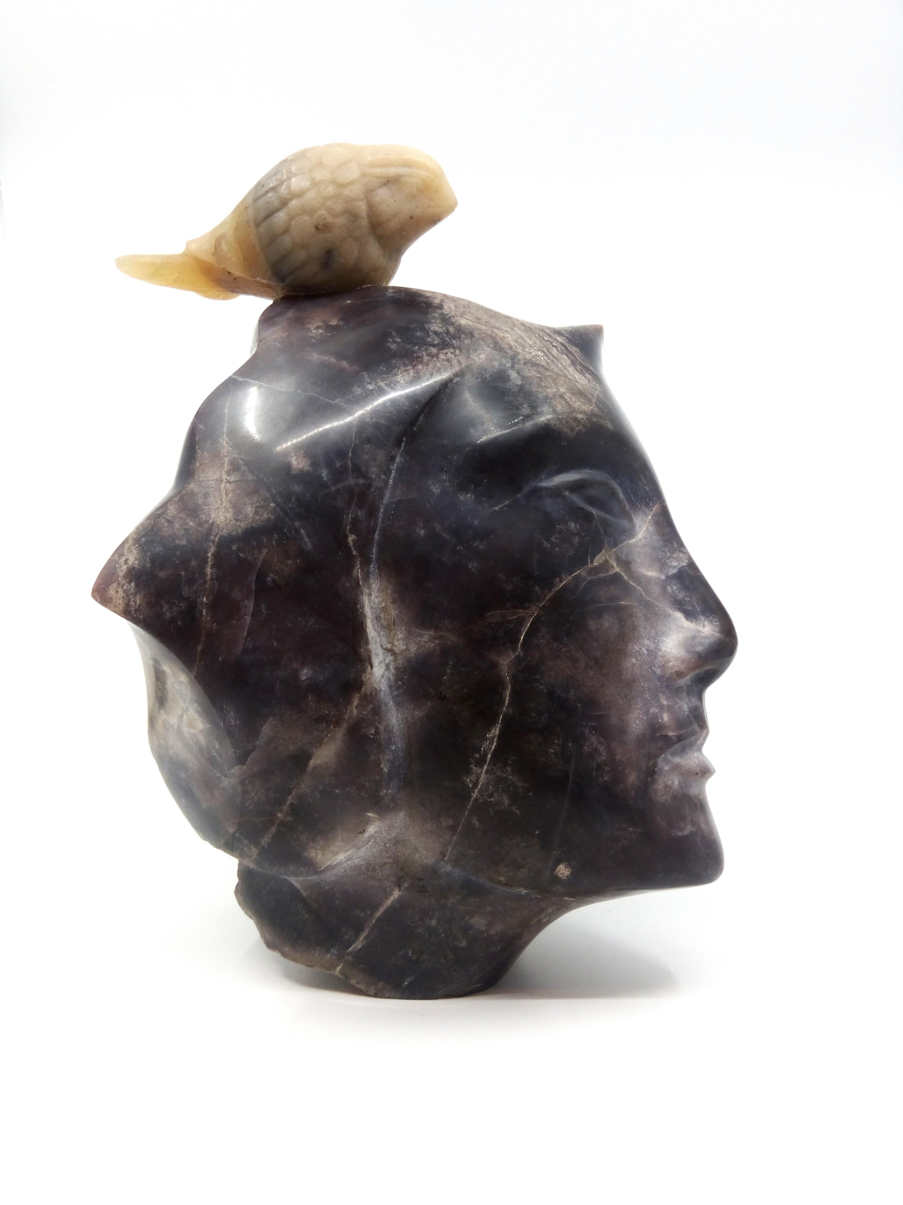 Vogel in meinem Kopf (Zeitgenössisch), Sculpture, von Yücel Kale