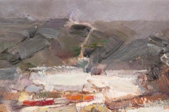 Ye Huang Abstract Original Oil On Canvas "Warm Winter 3"