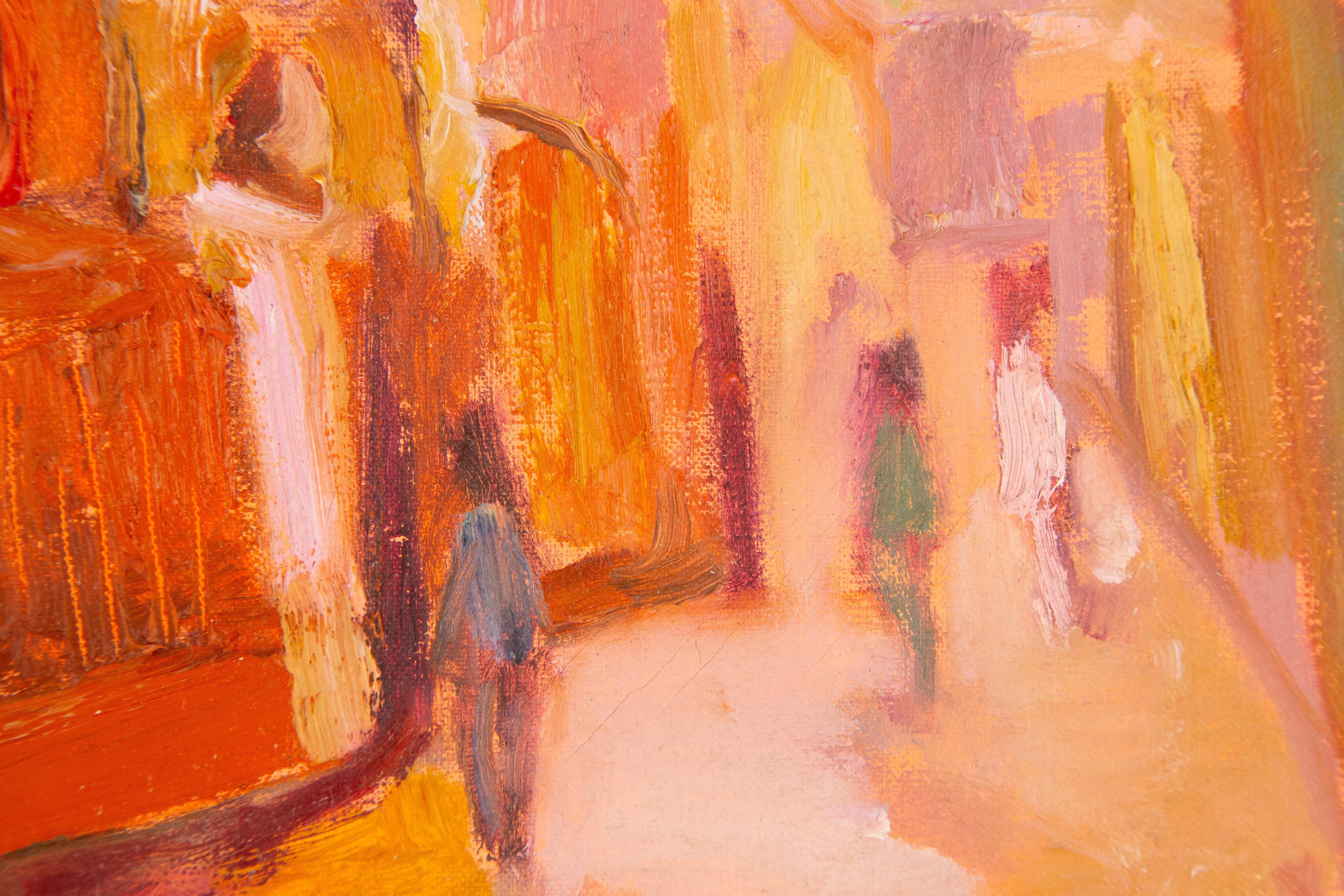 Ye Huang Impressionist Original Oil On Canvas 
