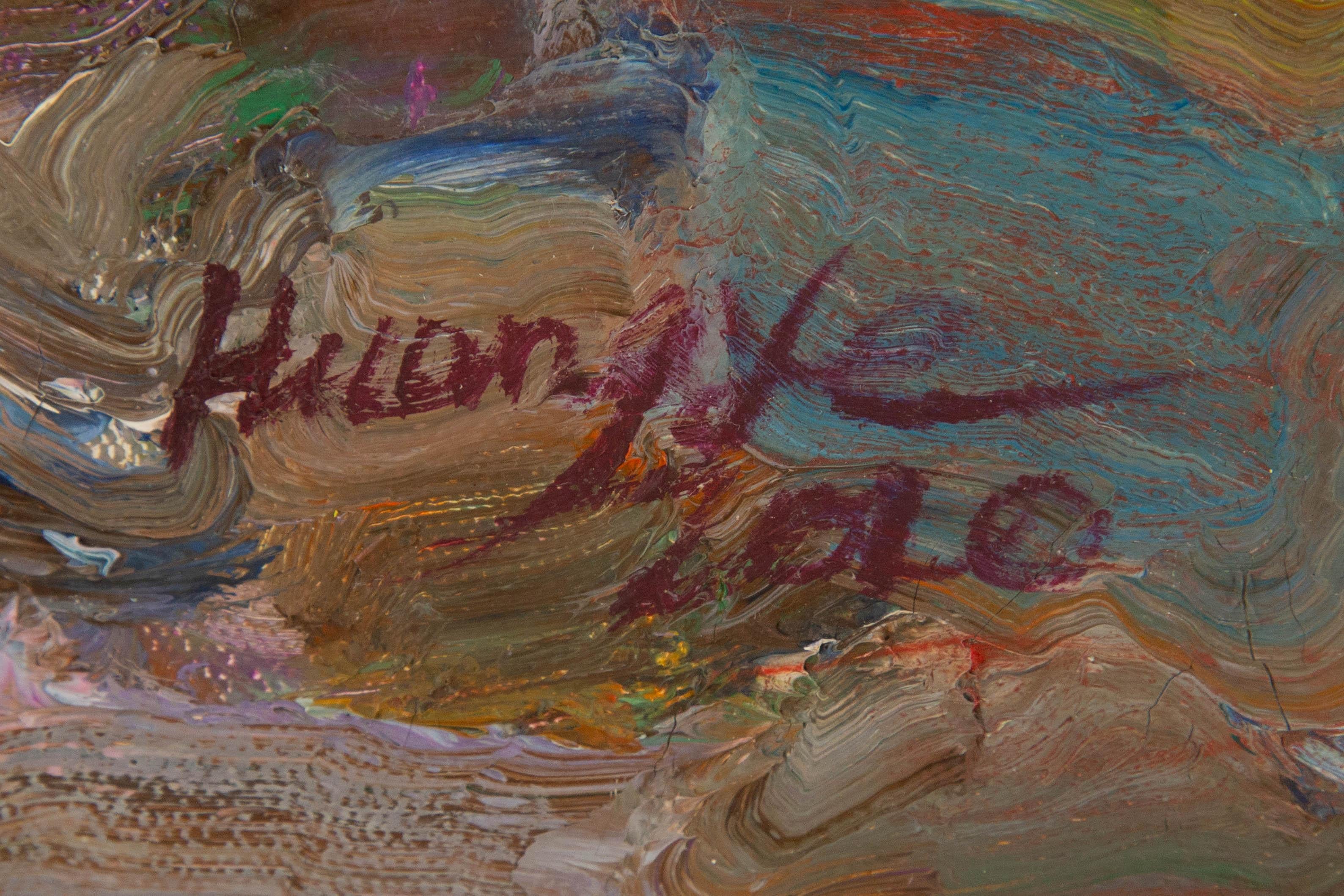 Ye Huang Landschaft Original Öl auf Leinwand 