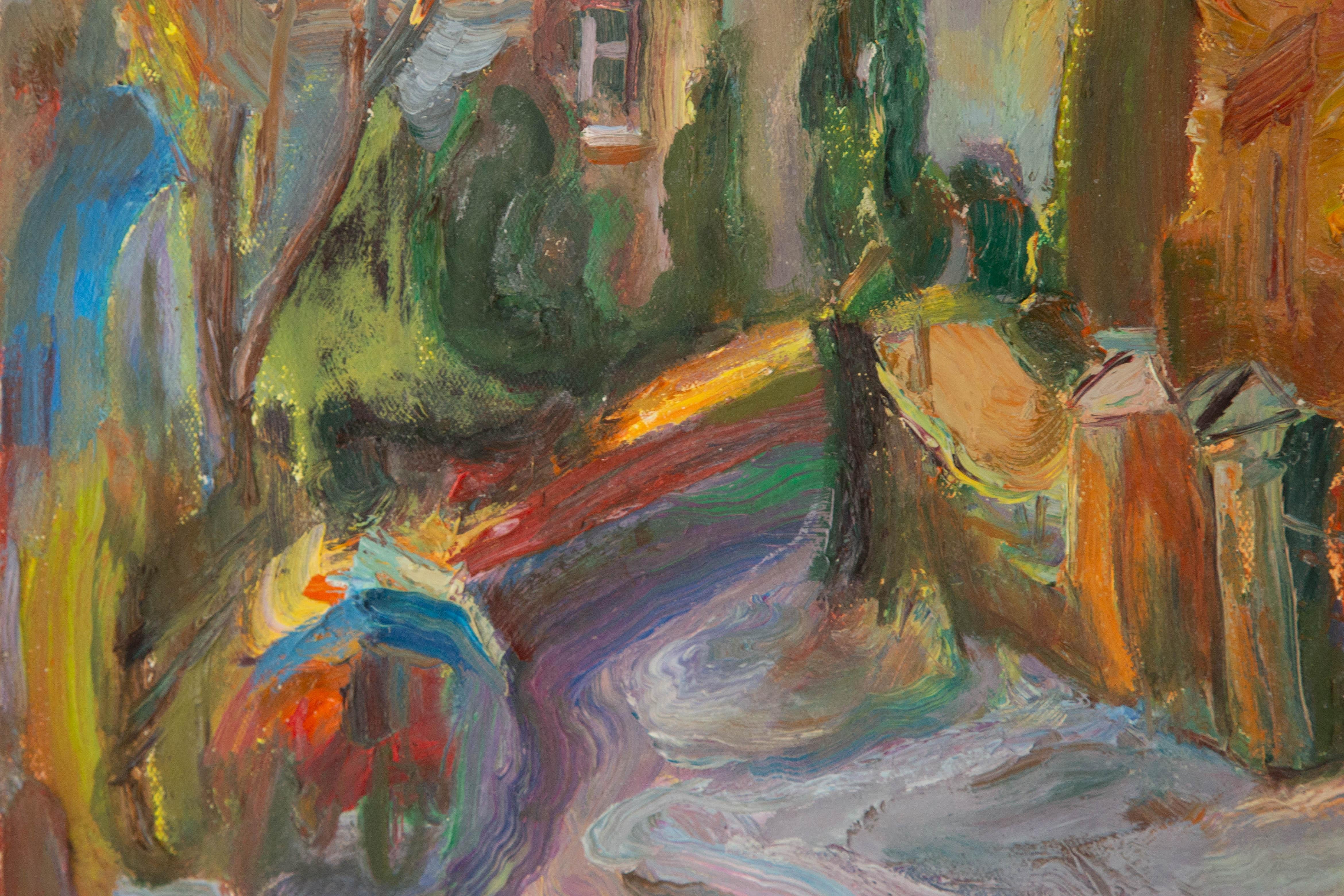 Ye Huang Landschaft Original Öl auf Leinwand 