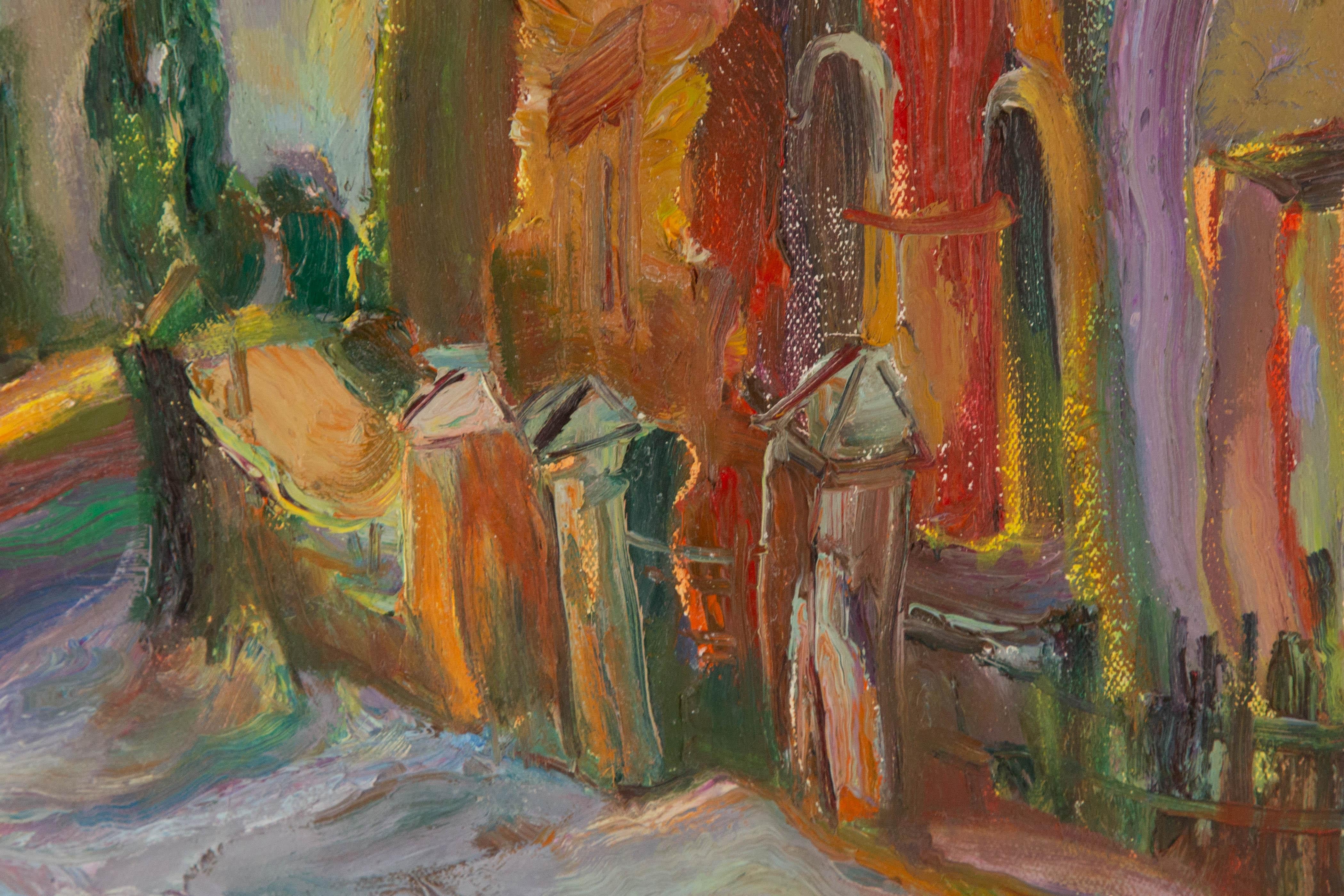 Ye Huang Landschaft Original Öl auf Leinwand 