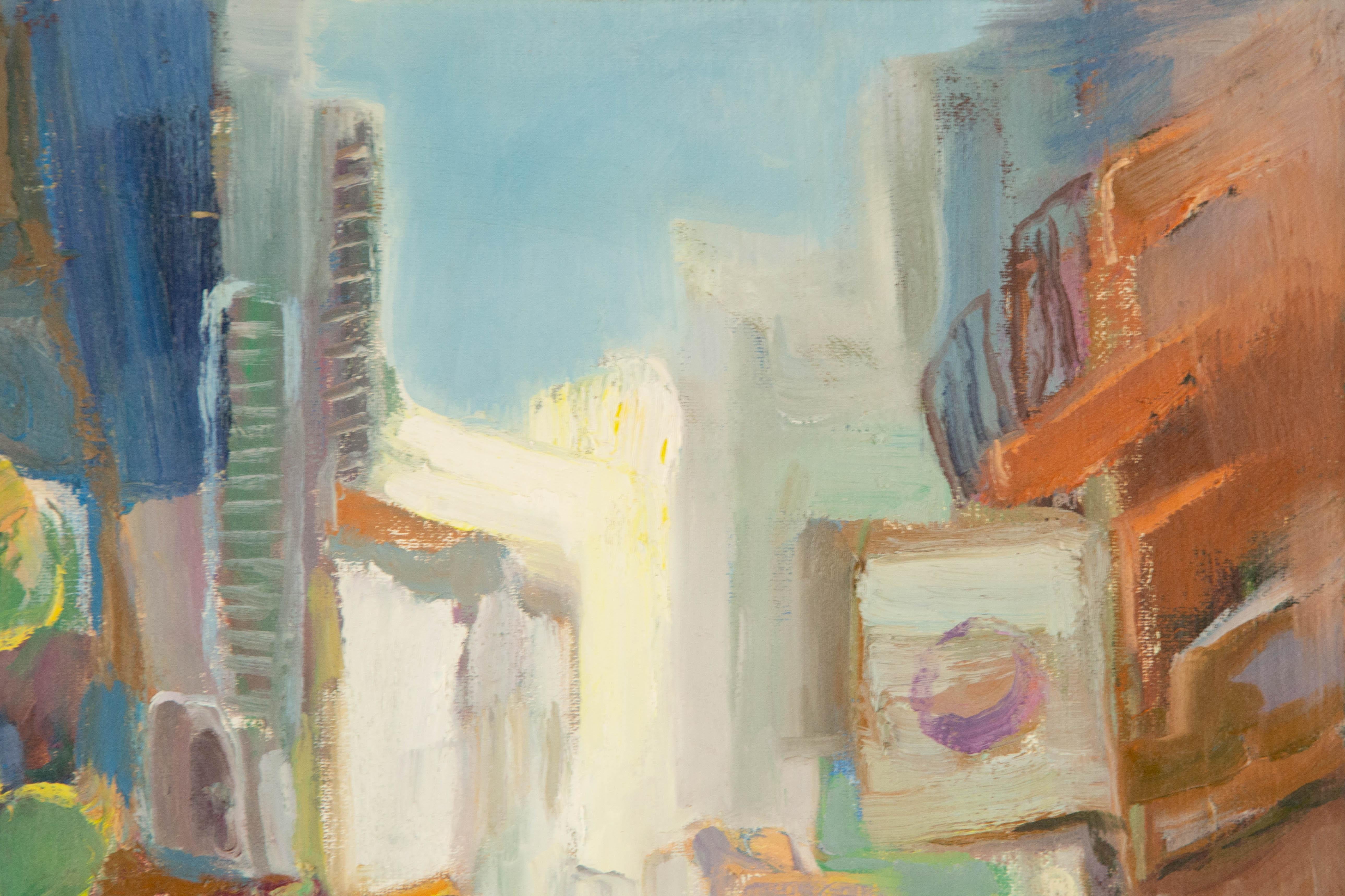 Ye Huang Landschaft Original Öl auf Leinwand 