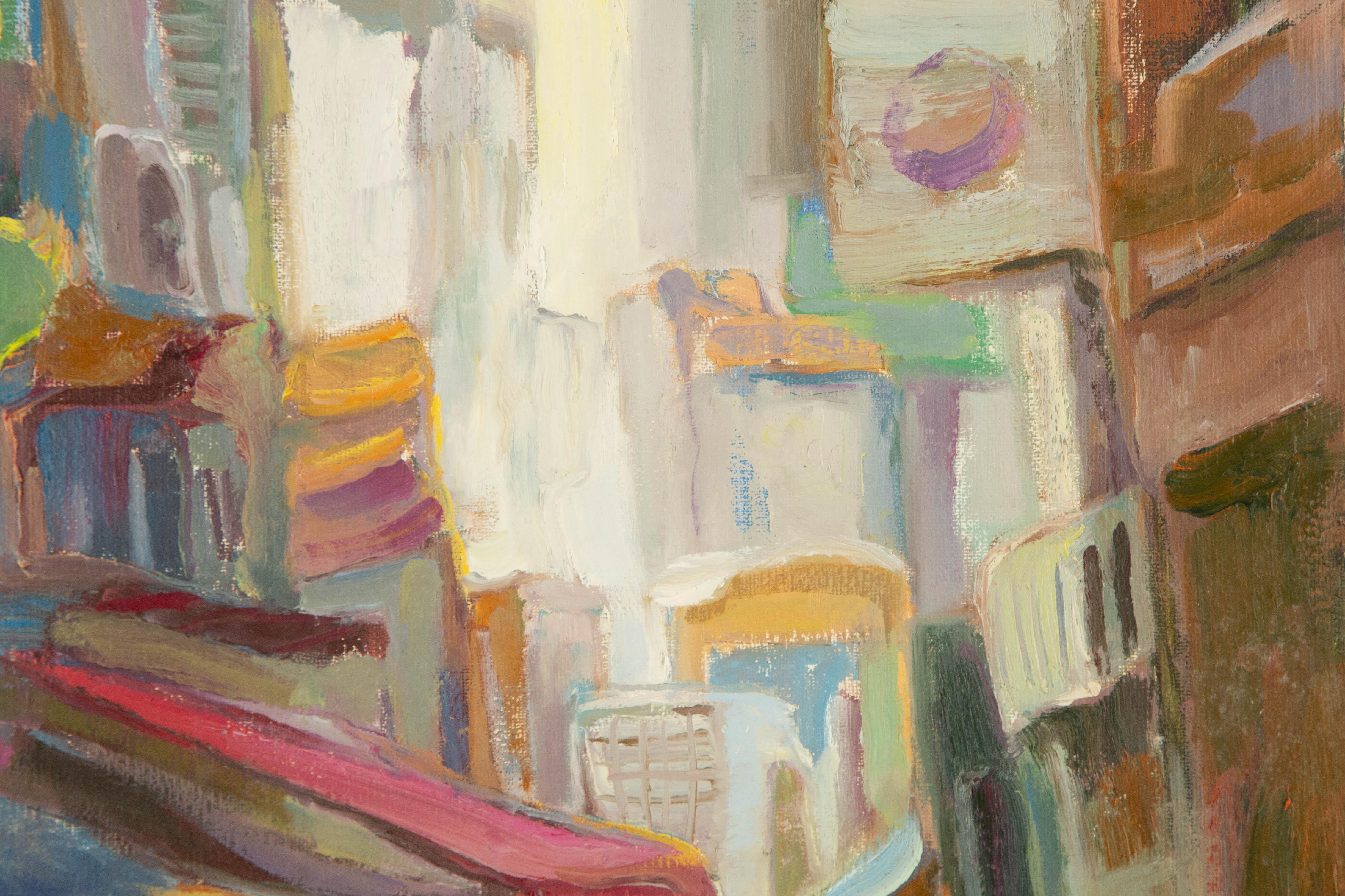 Ye Huang Landschaft Original Öl auf Leinwand 