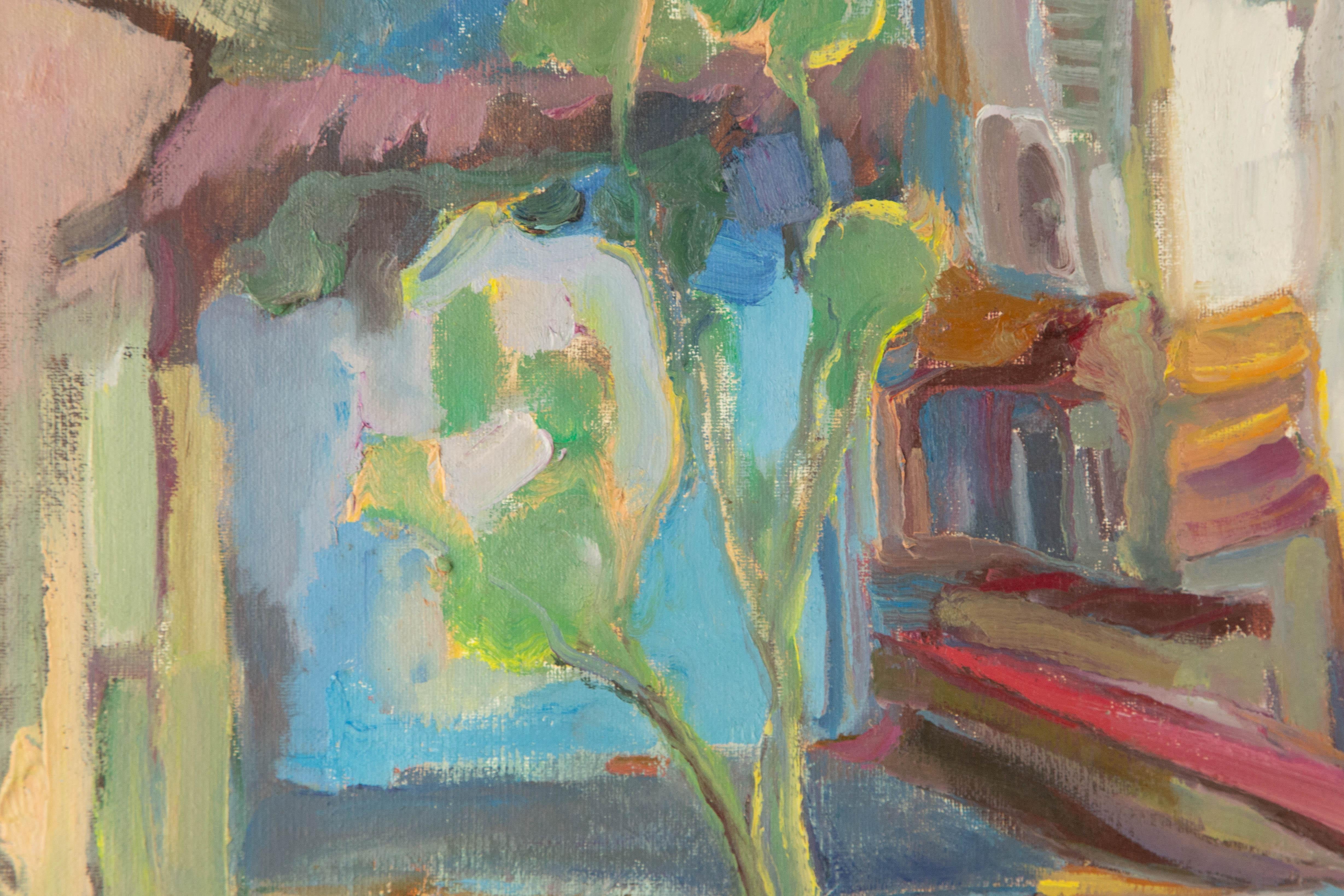 Ye Huang Landschaft Original Öl auf Leinwand 