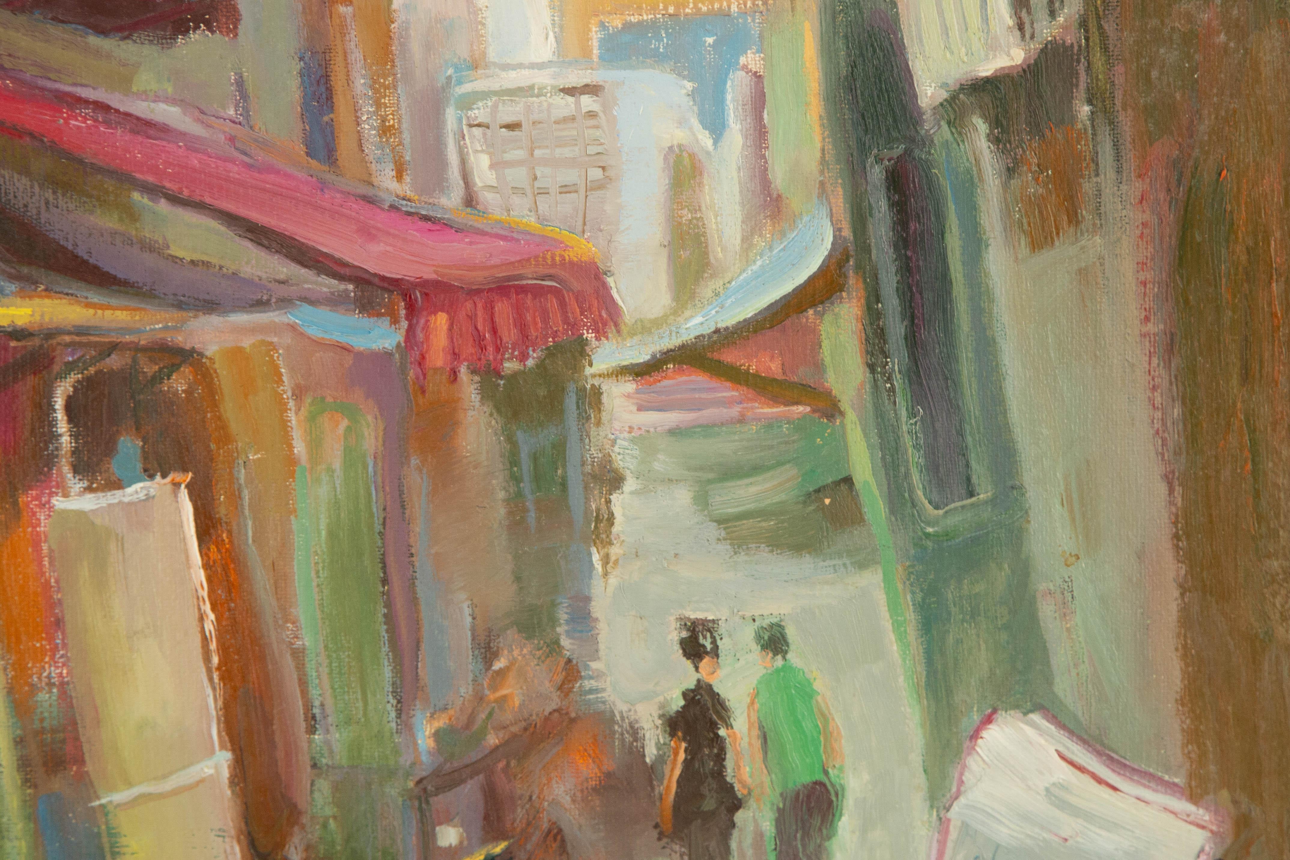 Ye Huang Landschaft Original Öl auf Leinwand 