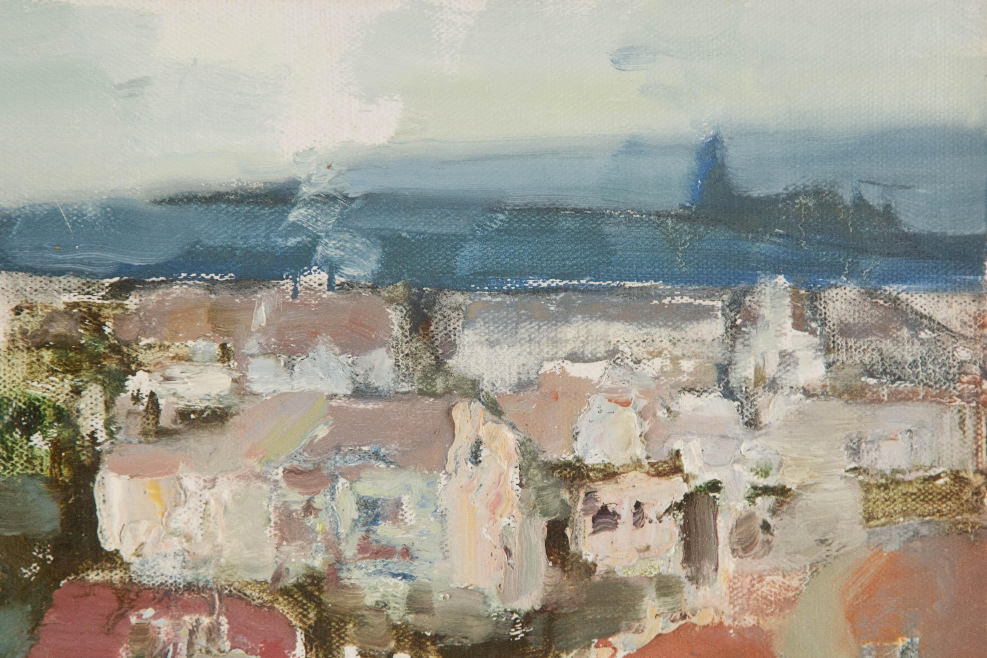 Ye Huang Landschaft Original Öl auf Leinwand 