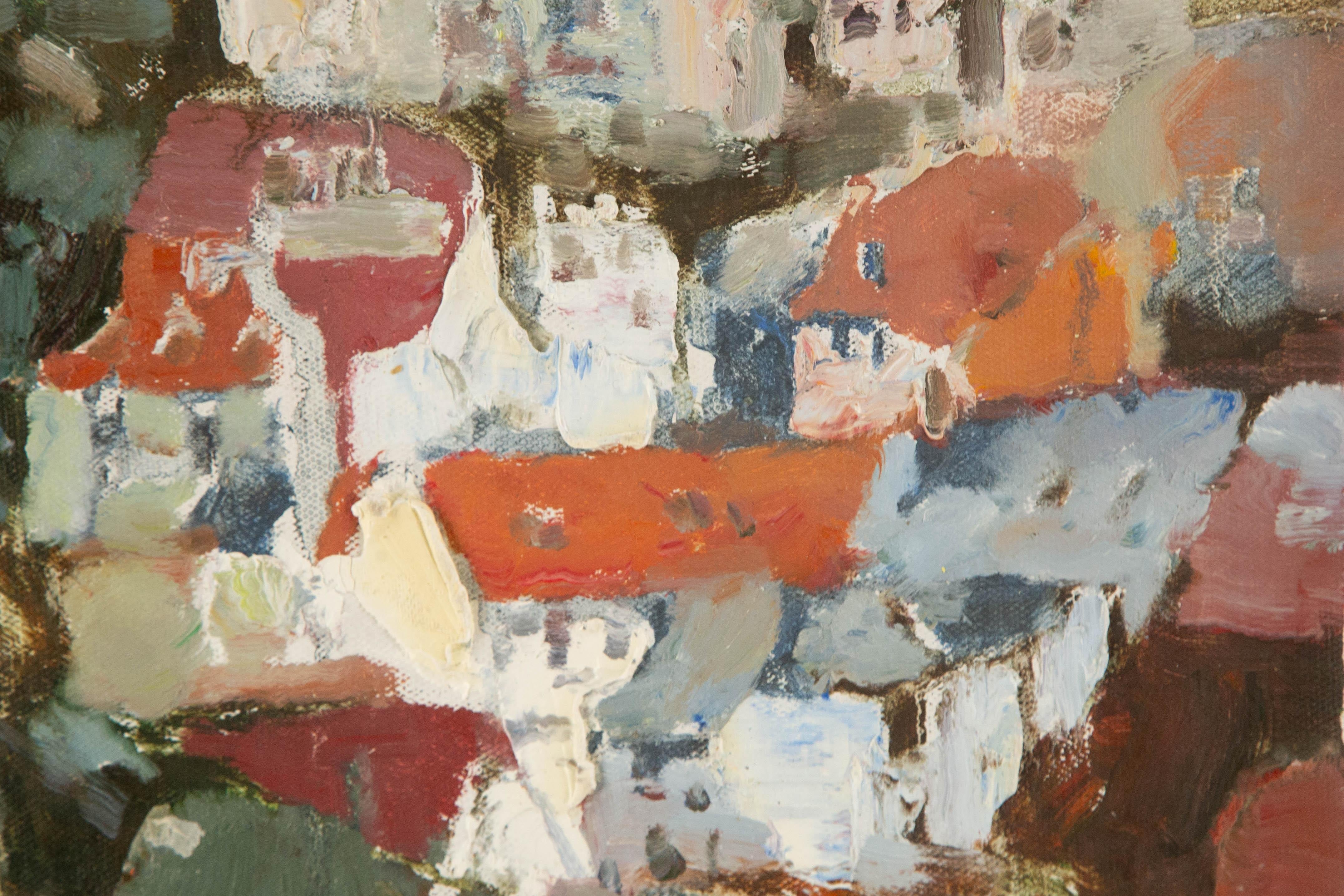 Ye Huang Landschaft Original Öl auf Leinwand 