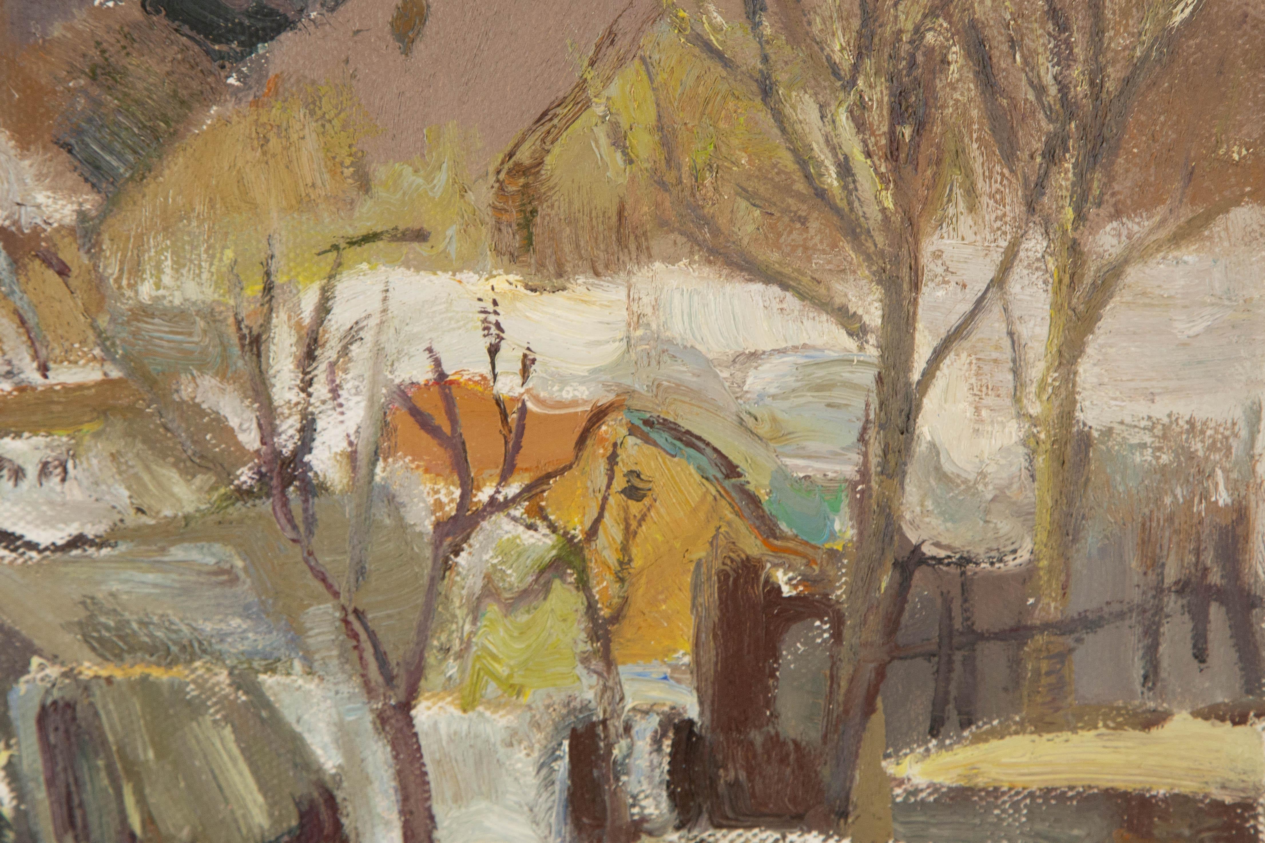 Ye Huang Landschaft Original Öl auf Leinwand 