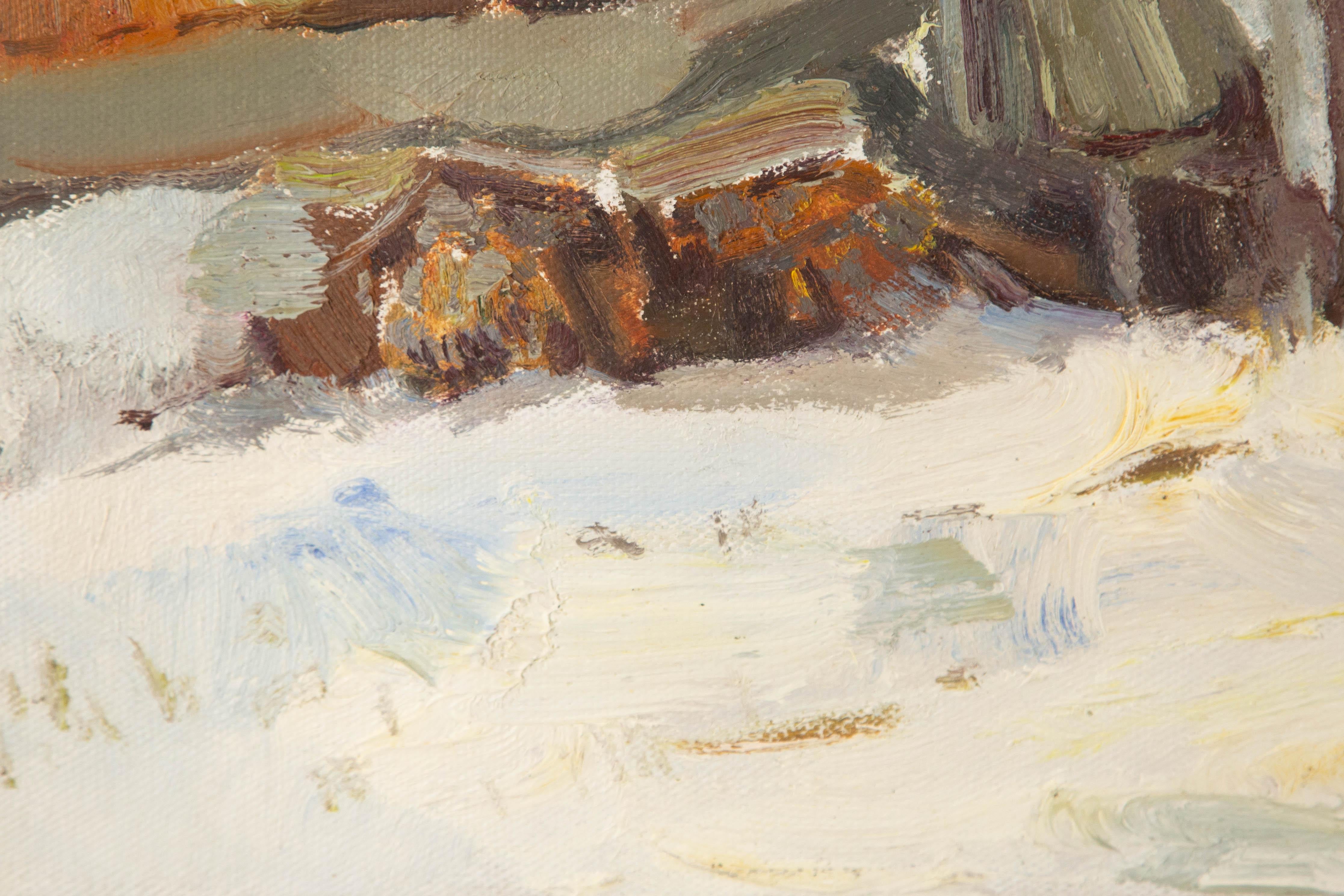 Ye Huang Landschaft Original Öl auf Leinwand 